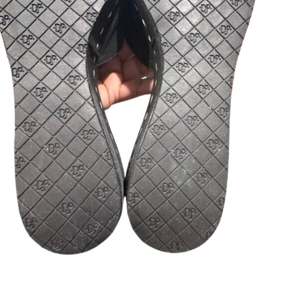 Donald J. Pliner Toe Black Y2K Whimsigoth Wedge Platform Salya Sandals (SZ 10 M) - Picture 12 of 13